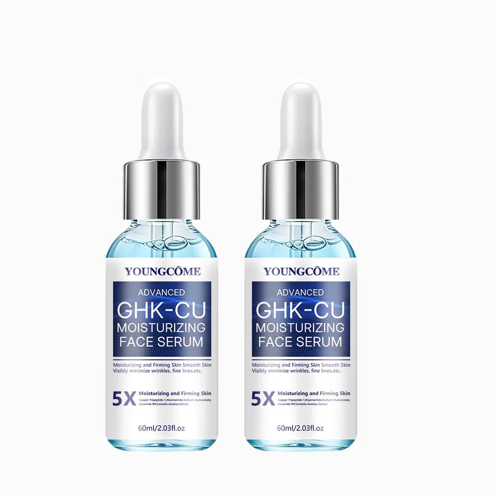 GHK-CU Copper Peptide Anti-Aging Face Cream & Serum - Firming & Hydrating Moisturizer for All Skin Types, Skincare for Women
