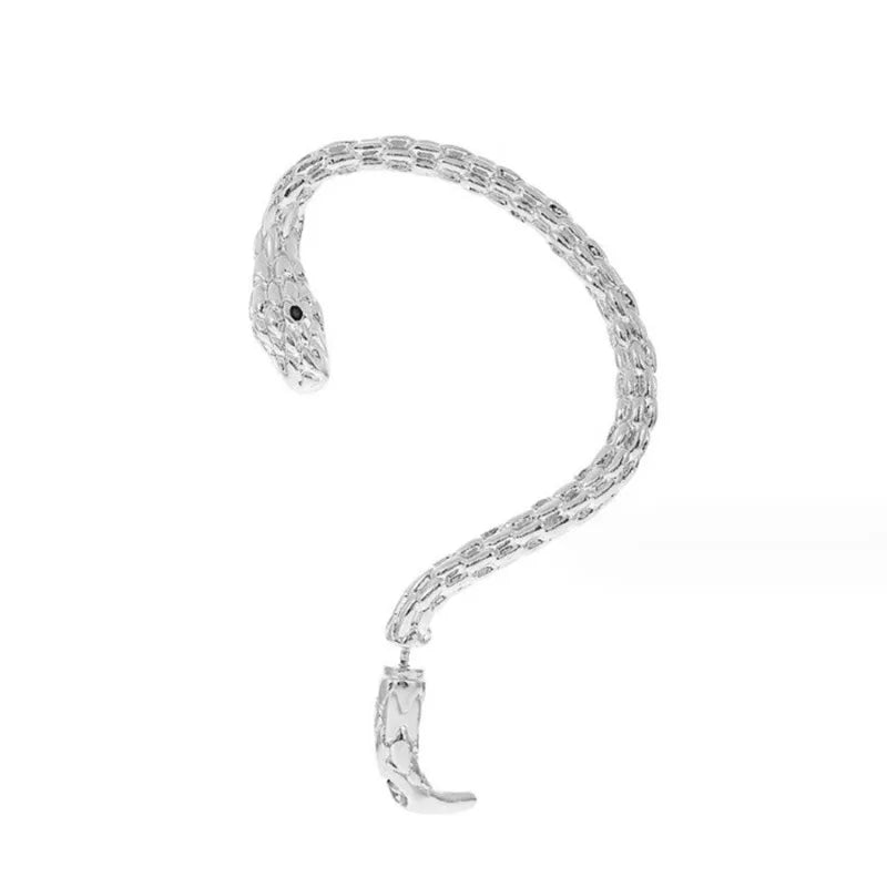 1Pc Small Snake Winding Stud Earrings for Women, Female Vintage Creative Tide Male Couples Niche Design Sense