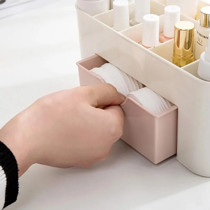 Multi-Function Makeup & Jewelry Storage Box with Drawers