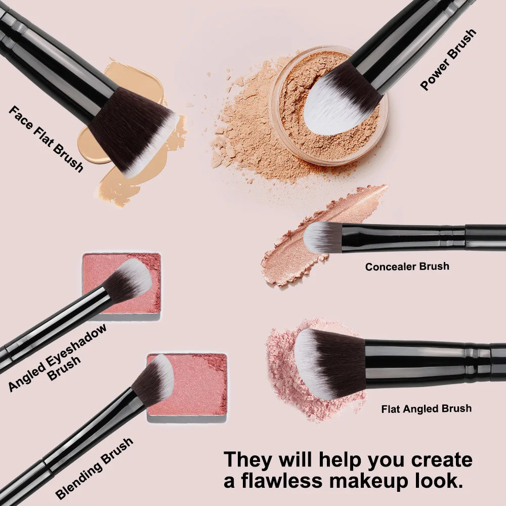 14PCS Makeup Brushes Set – Soft Fluffy Foundation, Blush, Powder & Eyeshadow Brushes, Beauty Makeup Tools Gift Set