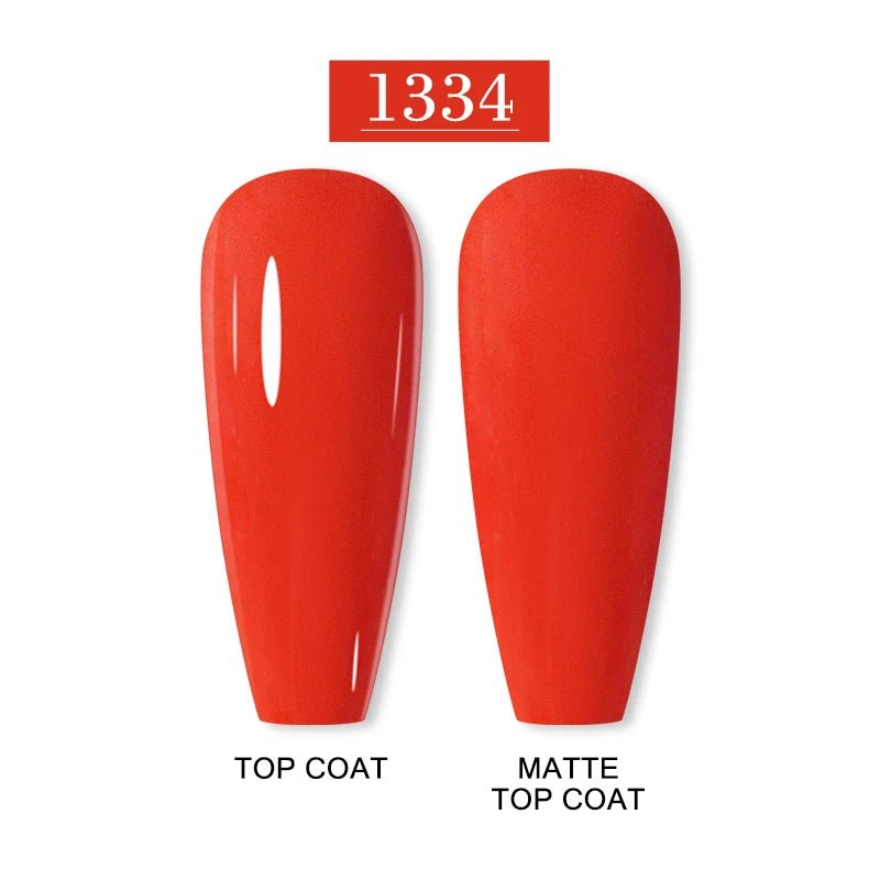 Arte Clavo 15ml Fashion Gel Nail Polish – HEMA & TPO Free Red Glitter UV LED Soak Off Nail Varnish